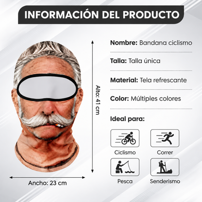 Máscara multiusos que hace reír a todos